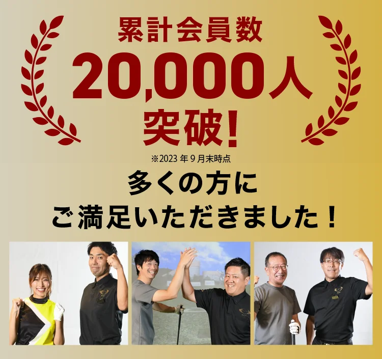 累計会員数20,000人突破!