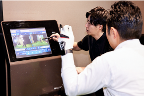 トレーナーさんのアドバイスをもとに練習